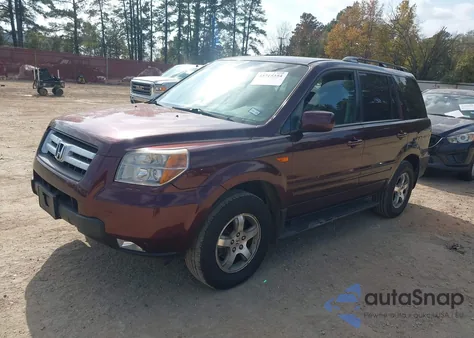 2007 Honda Pilot Ex-L z USA, uszkodzony, nr VIN 2HKYF18507H513835